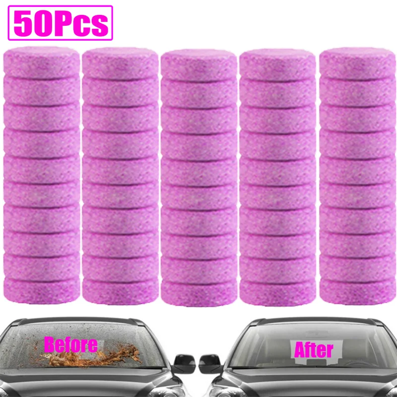 

Car Windshield Cleaner Effervescent Tablets Solid Washer Agent Universal Auto Glass Water Dust Soot Remover car accessories
