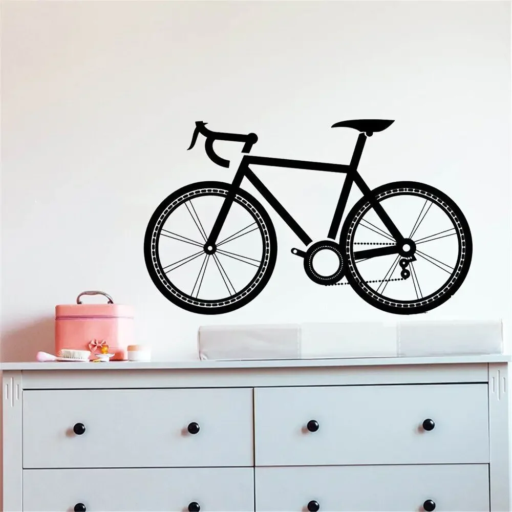 Велосипедные спортивные наклейки на стены домашняя игровая комната спортивный