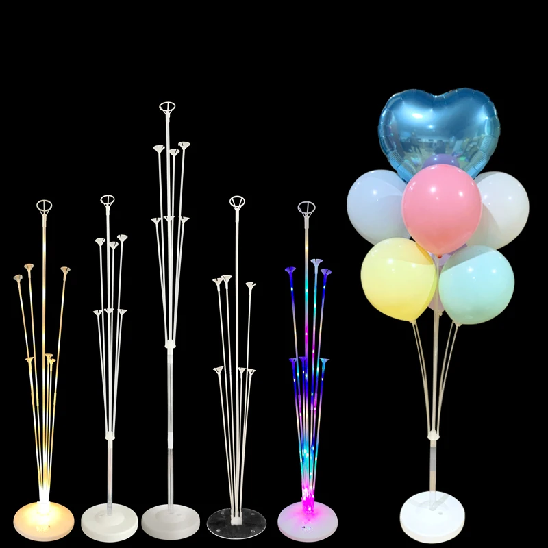 

1Set 7/19Tubes Balloons Stand Balloon Holder Column Confetti Balloon Wedding Birthday Party Decoration Kids Baby Shower Supplies