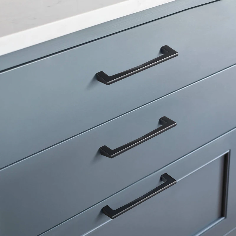 

Simple style Kitchen Door Handles ZInc alloy Straight Cupboard Knobs Cabinet Pull Furniture Handle