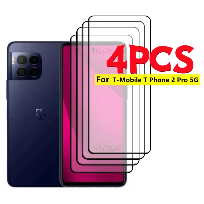 4 шт. для T-Mobile T Phone 2 Pro искусственное стекло полный клей 9H защита экрана