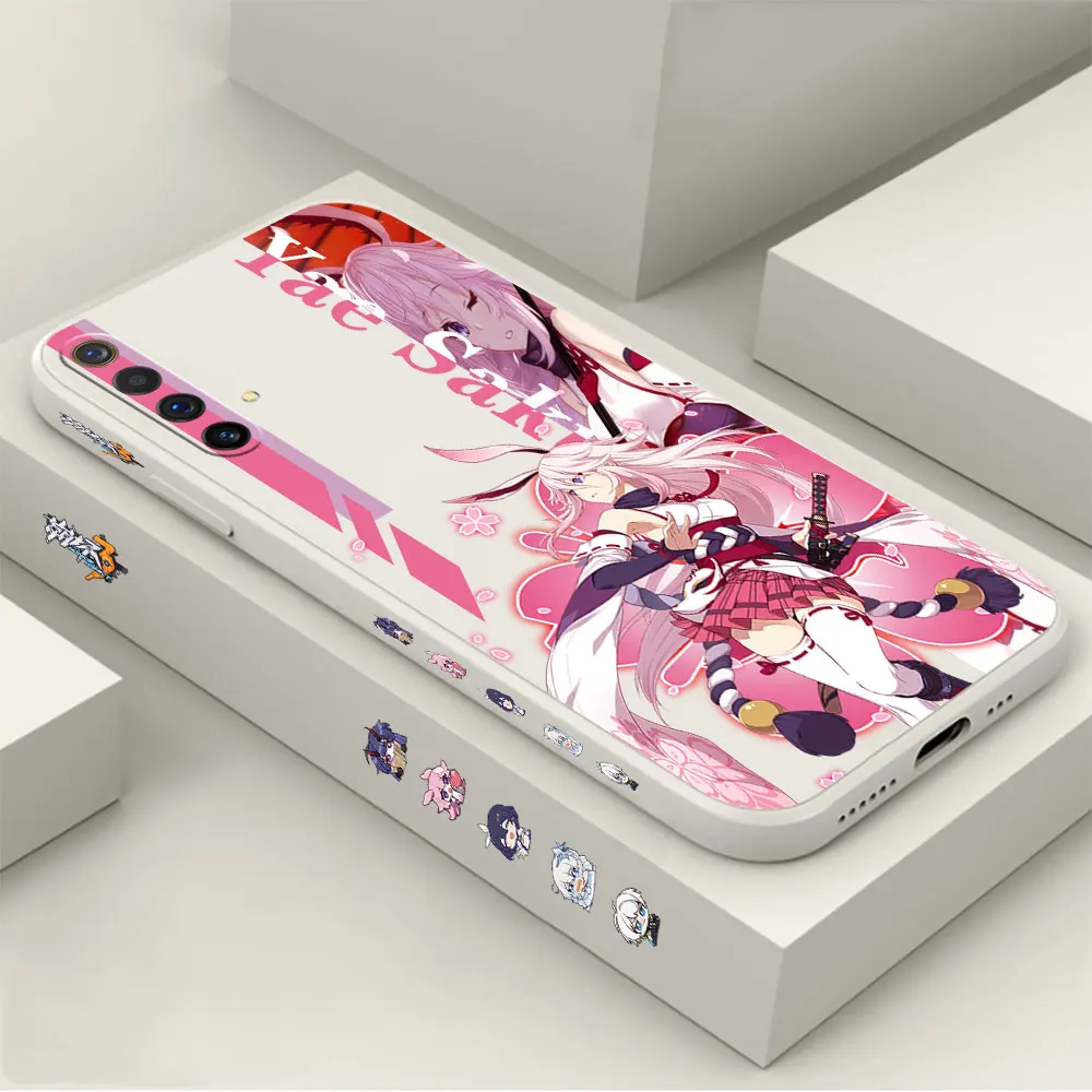 

Honkai Impact 3rd Yae Sakura Case For OPPO FIND X6 X5 X3 X2 RENO 7Z 6 5F 5Z 4 4Z ACE 2 7 5 6Z 4F 2F Realme X50 X7 Pro Lite Cover