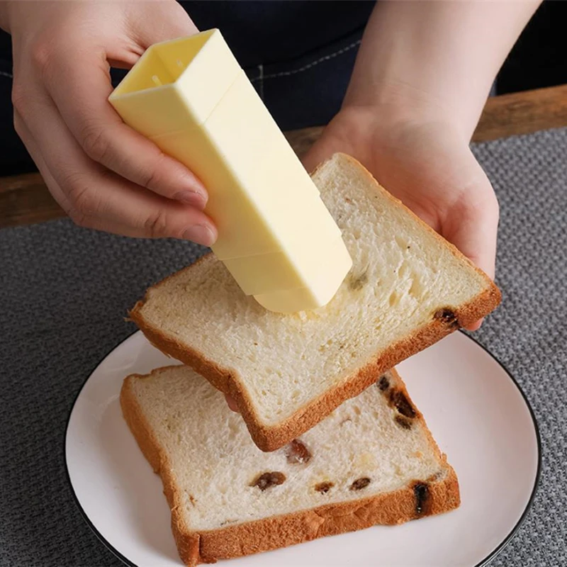 

1/2PCS Rotary Butter Spreader Upright Cheese Dispenser Holders Butter Sticks Cheese Keeper Case Kitchen Baking Tool