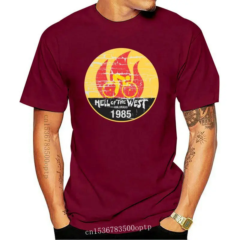

Camiseta de Ciclismo de película Hell Of The West para hombre, inspirada en volantes americanos, nueva