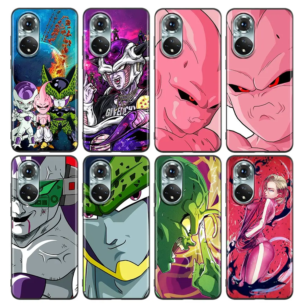 

DragonBall Anime Bad Guy Majin Buu For Honor 50 Case Huawei Honor 50 60 30i 20 20i 10 9c 9X 8X Pro Lite Nova 8i 9 Y60 Soft Cover