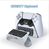 for ps5 controller wireless qwerty keyboard built in speaker voice chat message chatpad mini keypad for ps5 gamepad