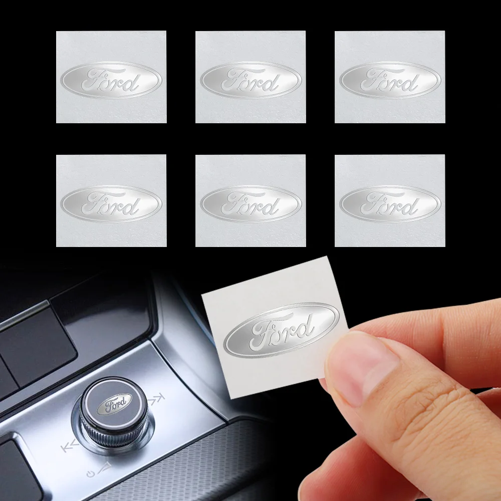 3D никелевый металлический автомобильный внутренний водонепроницаемый стикер