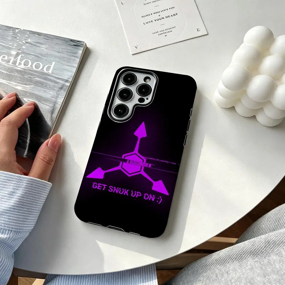 Фото Чехол для телефона с мультяшным дизайном «Anie Murder Drones» для Samsung Galaxy S25 S24 S23 S22 S21 Plus Ultra, 2-в-1, глянцевый корпус. №3