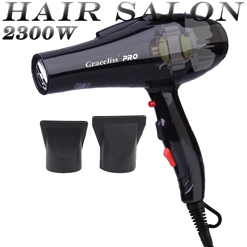 Enlarge High Quality 2300w power hair blower dryer professional salon Hair Dryer hairdryer for barber and hairdresser