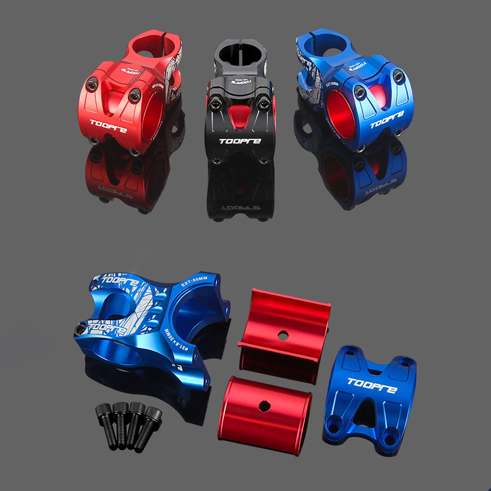 

MTB Bicycle Stem 31.8/35 Riser Downhill Stem 50MM Short Stem Road Mountain Bike Parts Accessories For Cycling