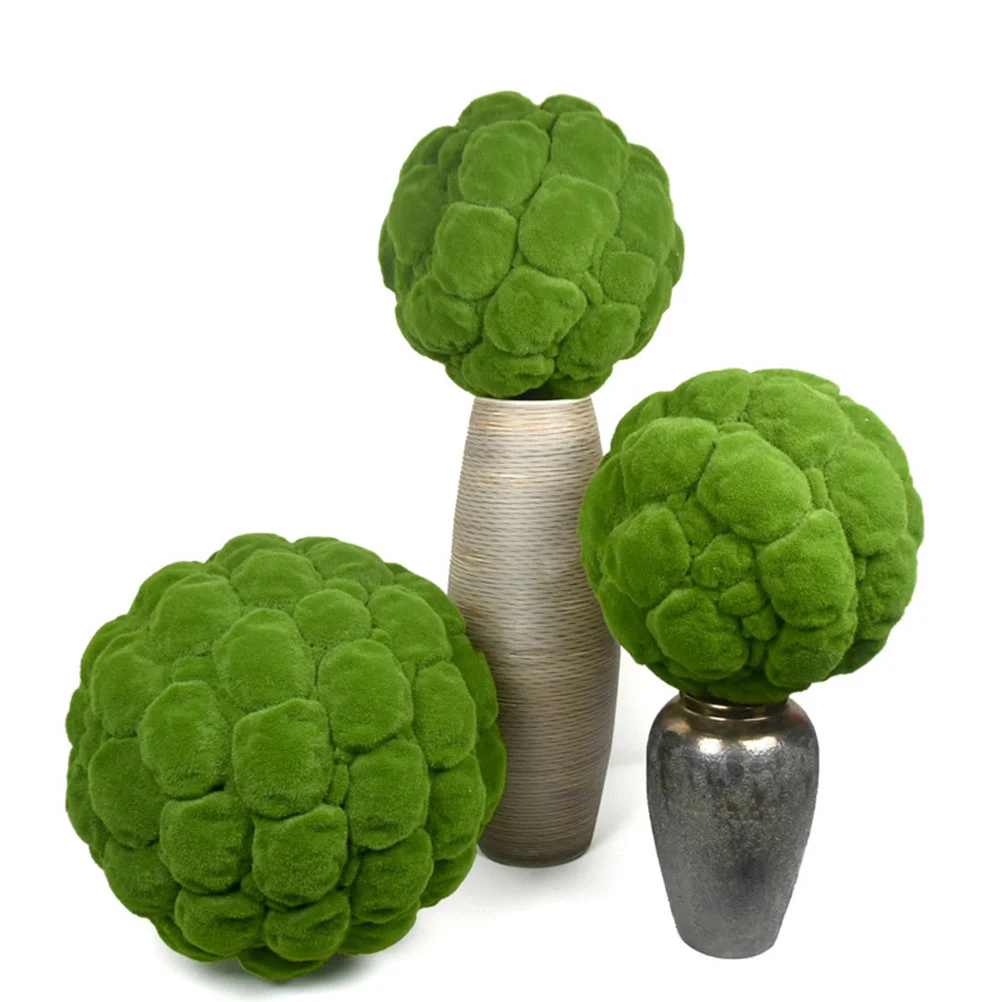 Наборы листьев из 2 шт. стабилизированные садовые украшения мха искусственные