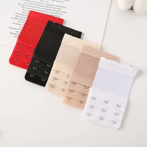 2Pcs Women Bra Extenders Extension Underwear Bra Lengthen Expander 3 Row 3 Buckle Female Adjustable Hook Intimate Accessories