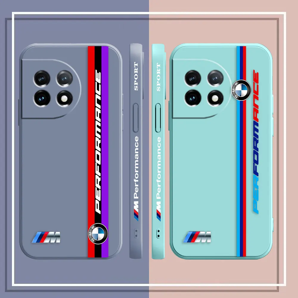 Phone Case For Oneplus 11 10 9 9R 9RT 8 8T 7 7T 5 5T 6 ACE 2V NORD Pro Case Funda Cqoue Shell Capa Luxury Sports Car B-BMW LOGO
