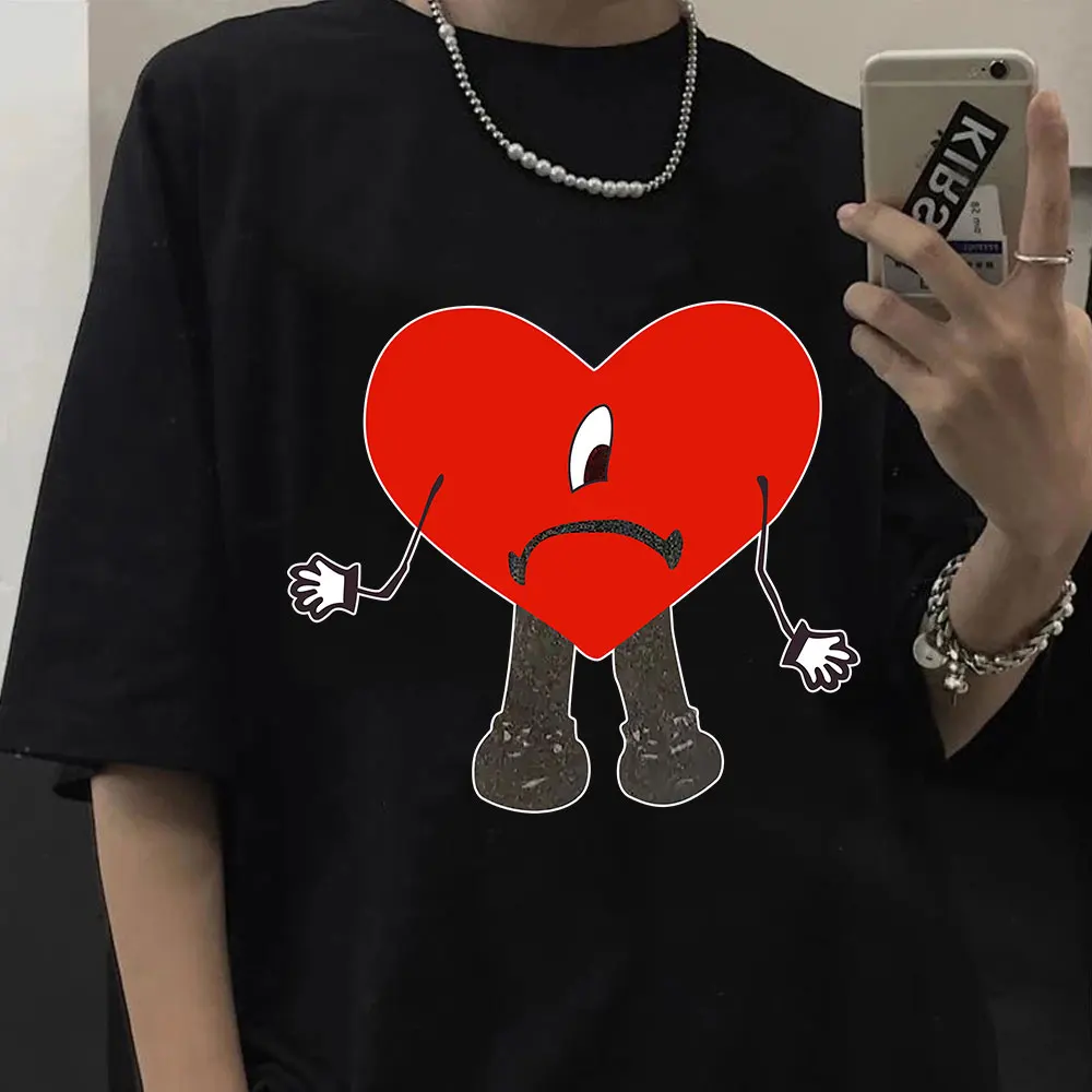 

Bad Bunny UN VERANO SIN TI Music Album Print T-Shirts Men's Short Sleeve T-shirt Hip Hop Streetwear Oversize Tees Tops