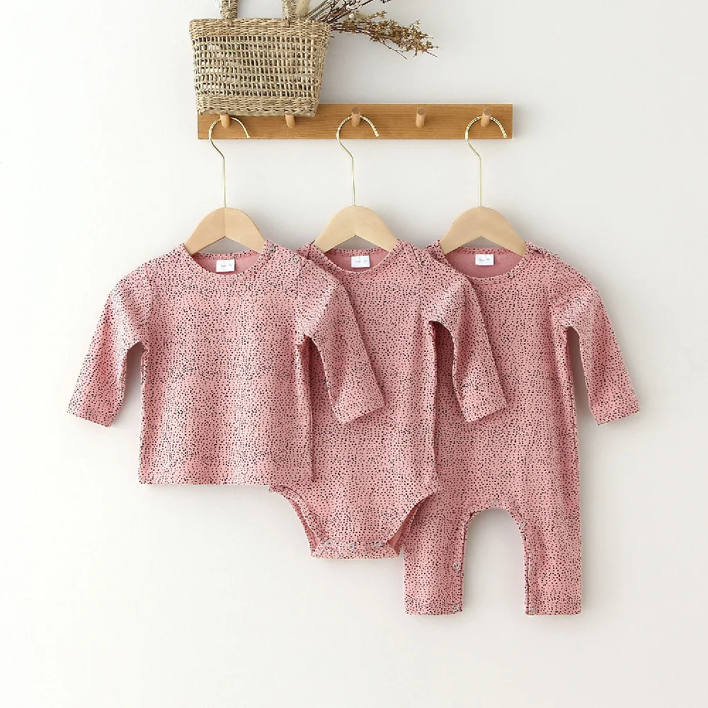 

Newborn Unisex Romper Dot Pattern Body Baby 100% Cotton Spring Summer Bodysuit for Baby Pajamas Jumpsuit Clothing Casual Outfit