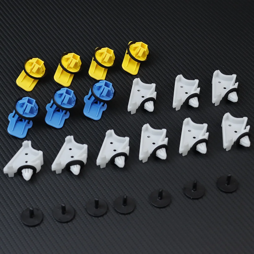 

1 комплект для AUDI A6 C8 A7, монтажные зажимы для боковой юбки, комплект зажимов для литья бокового рокера 4K 8898909 4K8 898 909