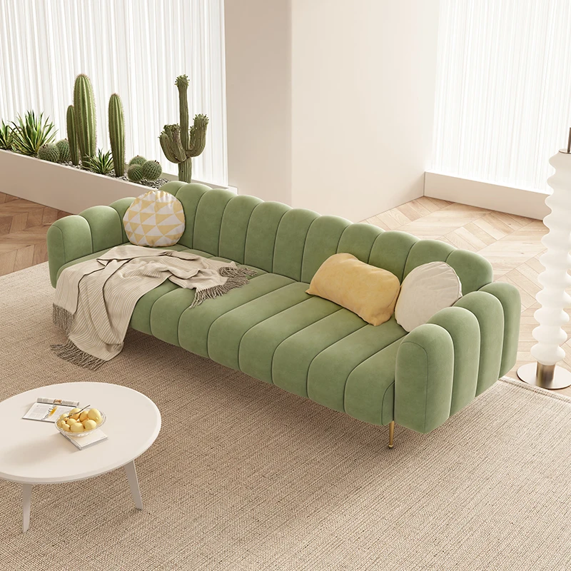 

Nordic Loveseat Living Room Sofa Wooden Leg Modern Sofa Italian Velvet Design Double Sofa Soft Lounge Divani Nordic Furniture