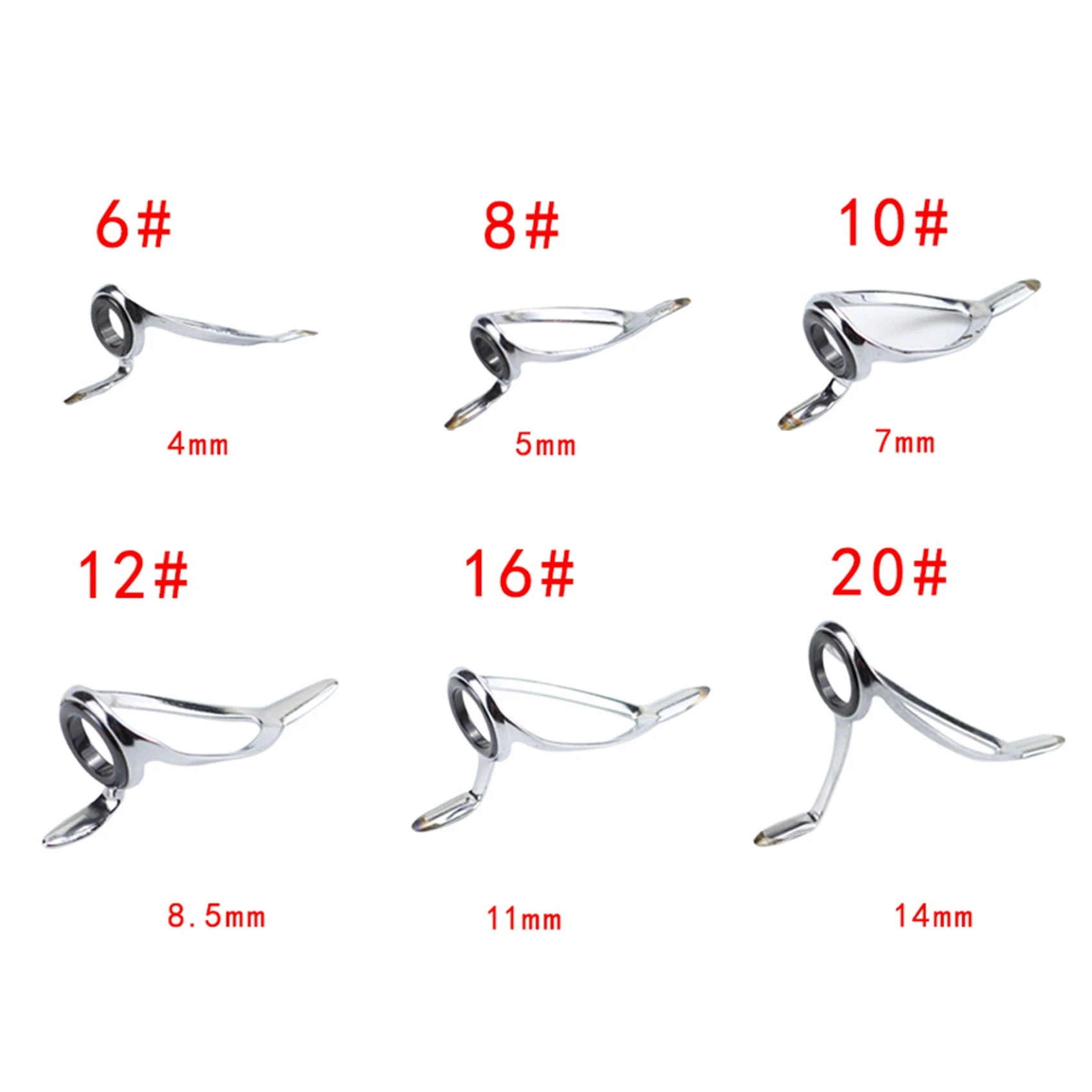 Комплект для ремонта удочки Ремкомплект наконечника Направляющие литья Сменный