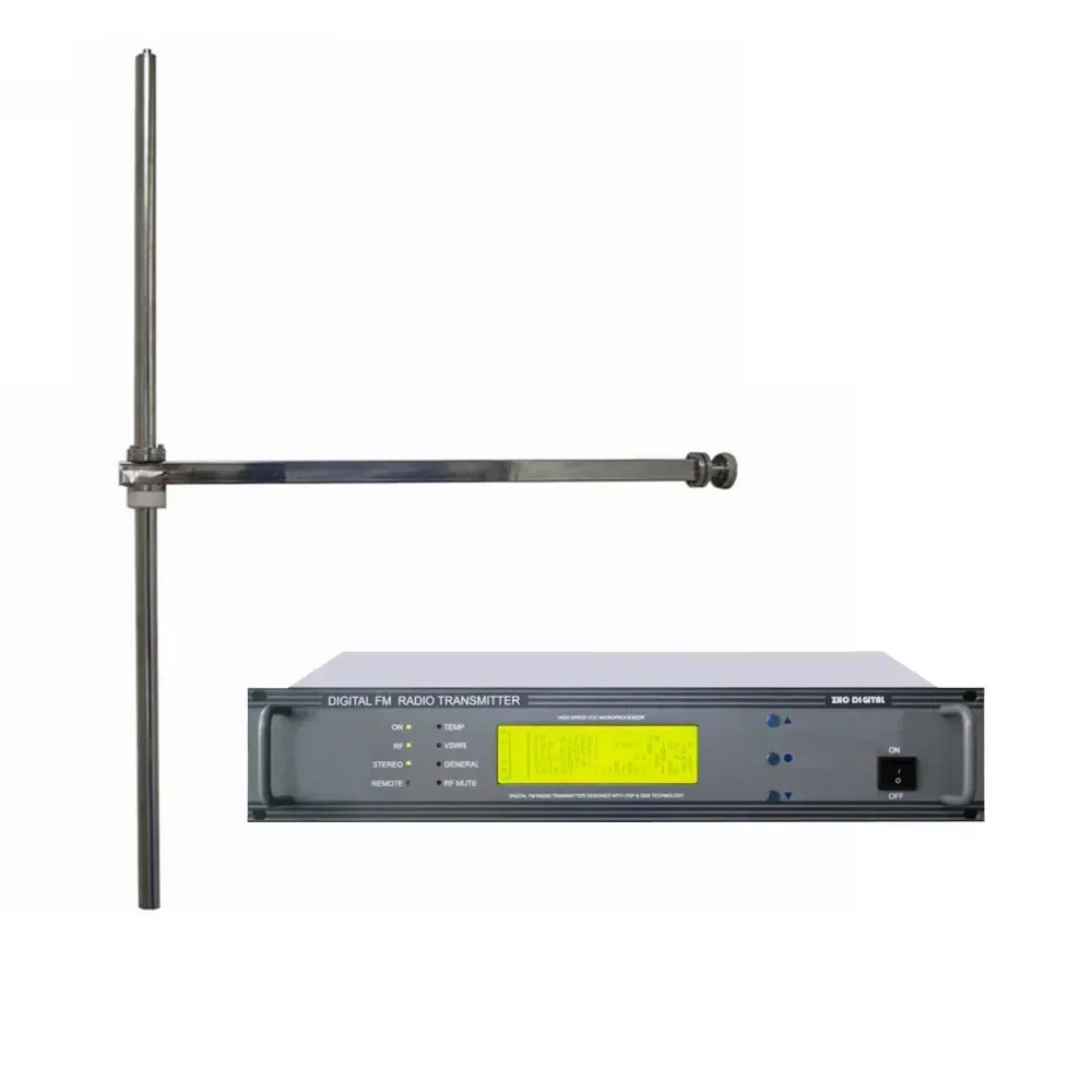 

ZHC618F 300 Вт FM-радиопередатчик + фотоантенна + 30 метров Радиочастотный кабель для радиостанции