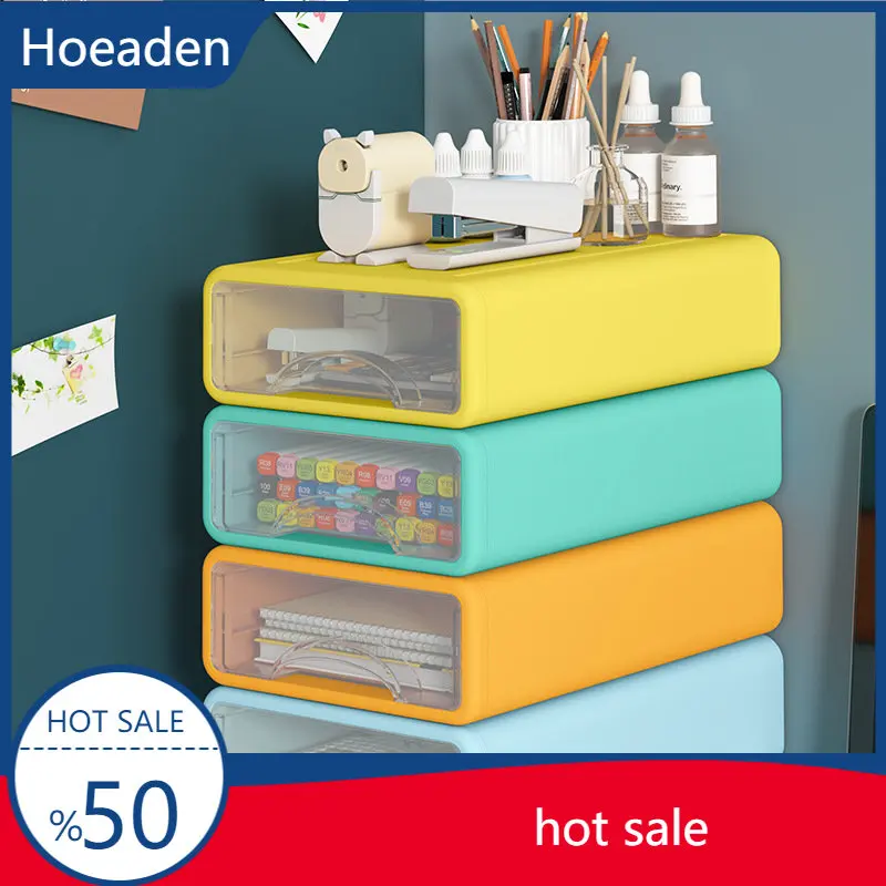 

Storage Drawers Desk Organizer Document Sundries Cosmetic Desktop Storage Box