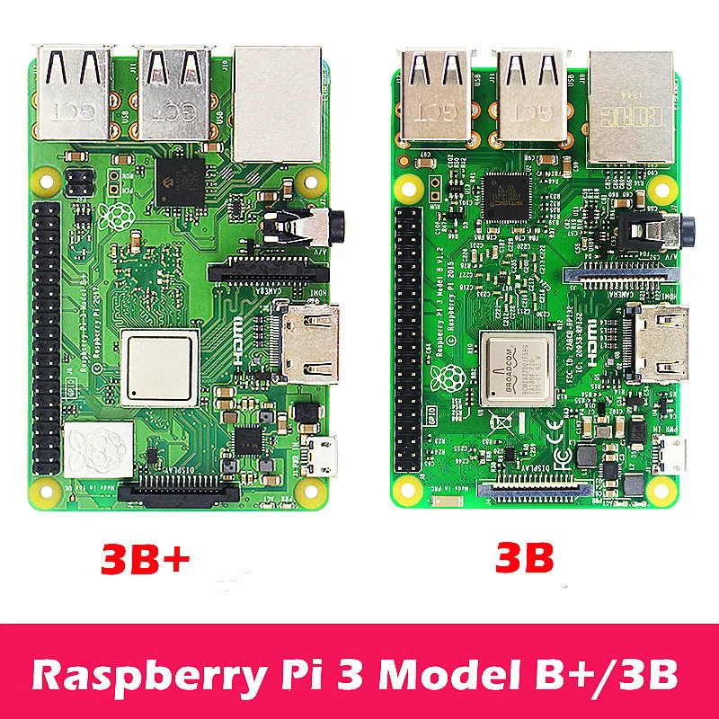 Raspberry Pi 3 Model B + 3B плата 1,4 ГГц 64-разрядный четырехъядерный процессор ARM Cortex-A53 с WiFi и Bluetooth