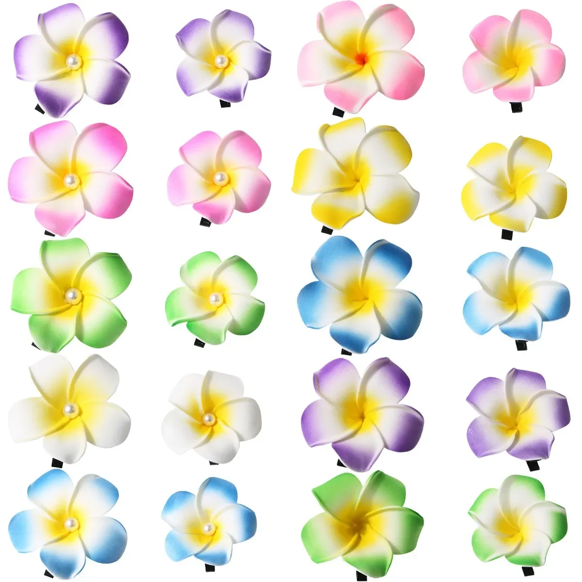 Заколка для волос с жемчугом в виде баклажана аксессуары гавайский пляжный