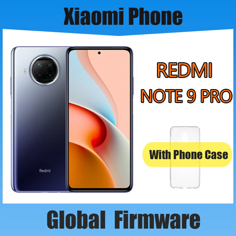 Xiaomi Redmi Note 9 Pro 5G Cellphone , Mobilephone Snapdragon 750G Octa Core 108MP Quad Camera 4820mAh Smartphone