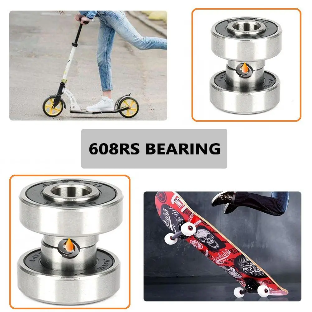 Встроенные подшипники для скейтборда 608rs Abec7 8 шт