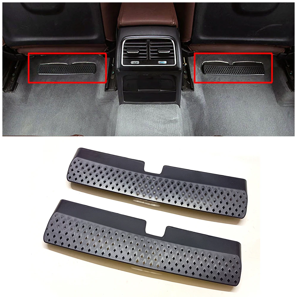 

For Audi A4 S4 RS4 B8 8K 2008-2016 Car Seat AC Heater Air Conditioner Duct Grille Vent Outlet Cover Protective Stickers