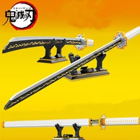 790pcs demon slayer nichirin sword building blocks rengoku kyoujurou blade katana anime knife weapon bricks toys for boy gifts