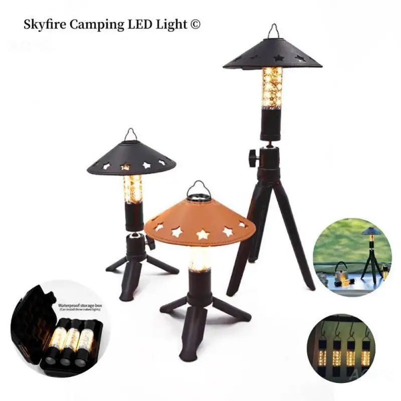 

Swante Night Light Mosquito Repellent Lamp T69 Small Stick Lamp Sky Fire Camping Lamp Sticker Lampshade Outdoor LED Flashlight