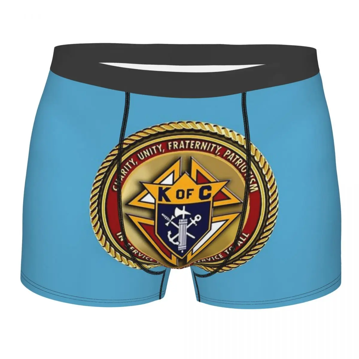

Knights of Columbus Knight Of Columbus Underpants Homme Panties Male Underwear Print Couple Sexy Set Calecon