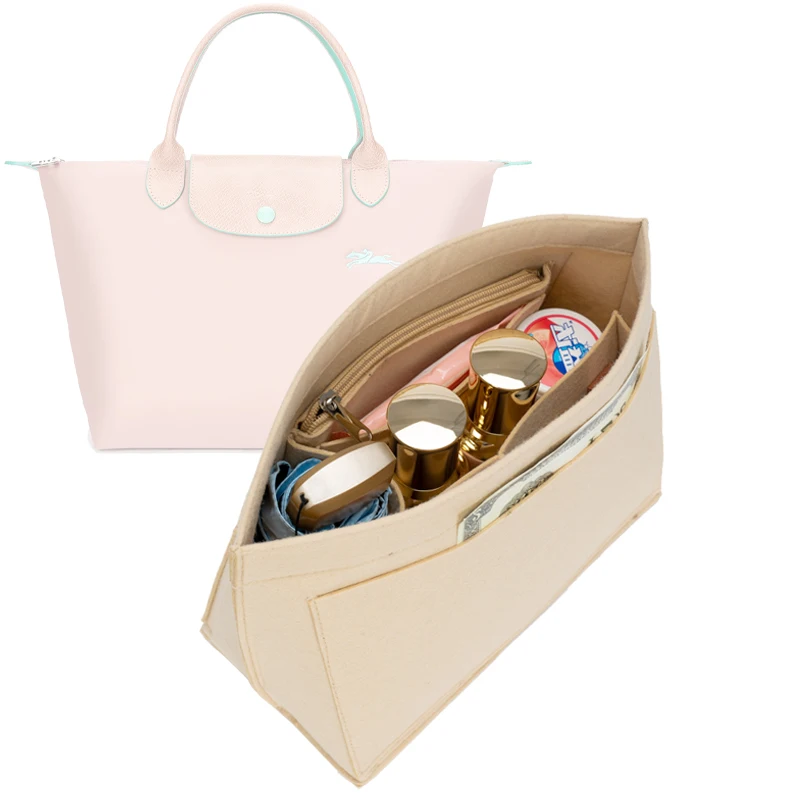 

Фетровый кошелек с зашифрованным кошельком, сумка-Органайзер, подходящая Женская Роскошная сумочка, Внутренняя корректирующая сумка, сумки для макияжа, сумка для хранения для Longchamp