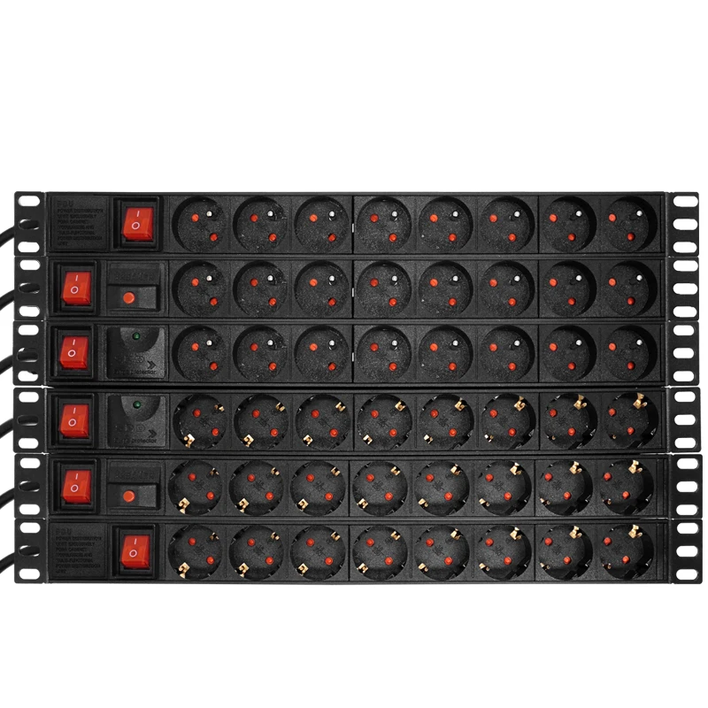 Сетевой фильтр PDU для шкафа 19 дюймов