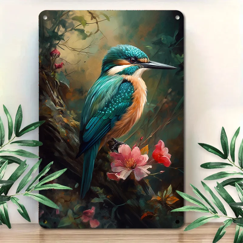 Винтажные рождественские жестяные таблички — металлический настенный декор в