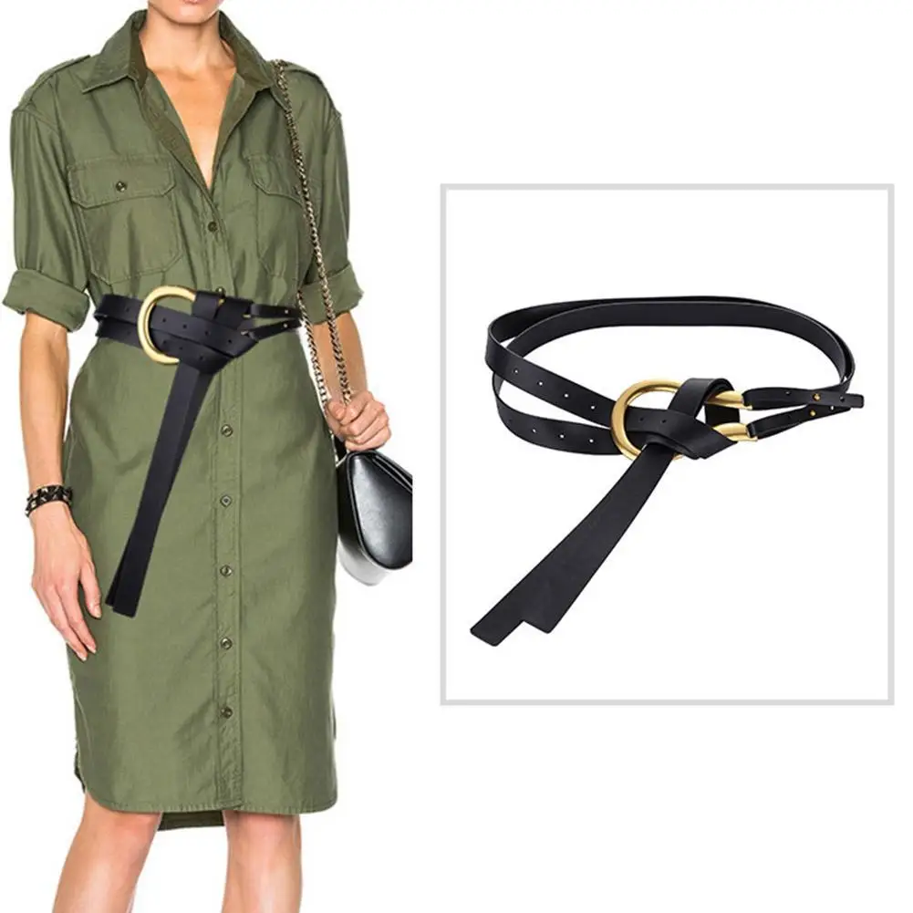 Женский ремень для костюма с широким поясом большой пояс в форме подковы женское