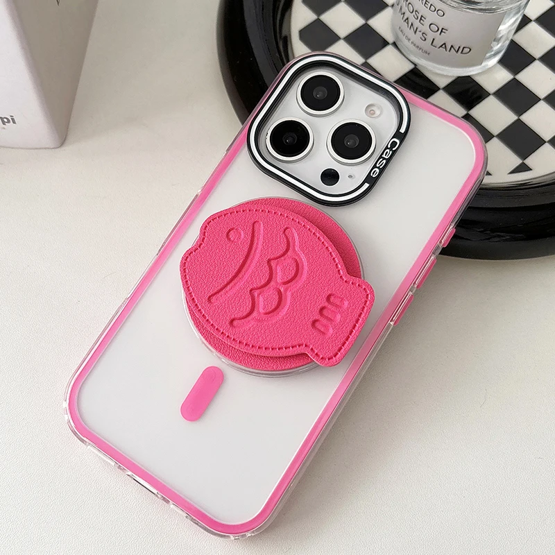 Роскошный съемный чехол-поддержка Magnetism Little Fish для iPhone 16 Pro 15 ProMax 14 Plus 13 12 11 Quakeproof Case