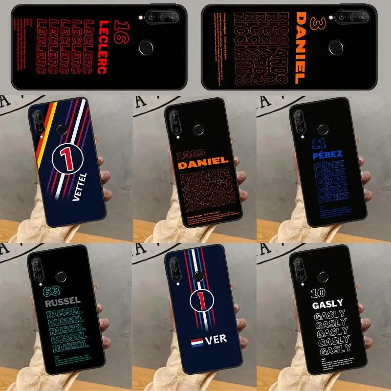 F1 формула 1 номер чехол для Huawei P Smart Z 2019 Nova 10 9 SE 5T 8i 11i Y60 Y61 Y90 P20 P30 P40 Lite P60 Pro