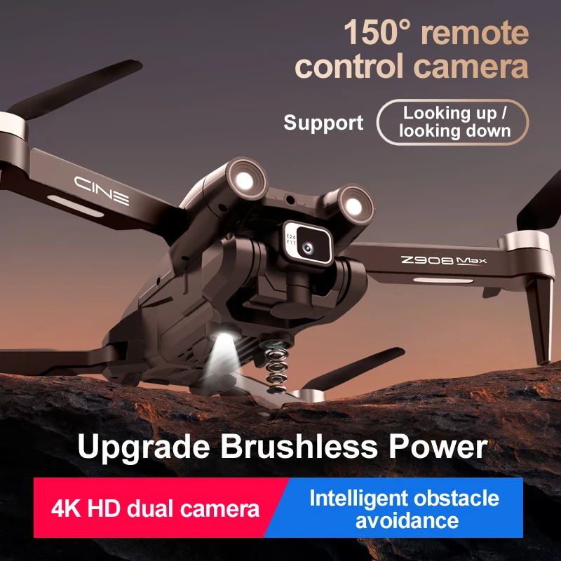 

Квадрокоптер KBDFA Z908 MAX Профессиональный с HD-Камерой 8K и локализацией потока