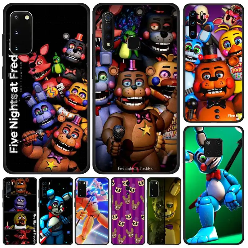 

Funny Fnaf Animatronics F-Five-Nights Dog Cover Phone Case For OPPO Vivo Y91C Y11 17 19 53 81 31 91 A9 2020 Phone Cover