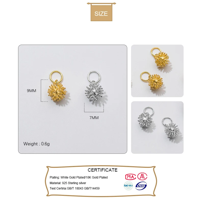 Кулон-подвеска Одуванчик серебро 925 пробы | Украшения и аксессуары