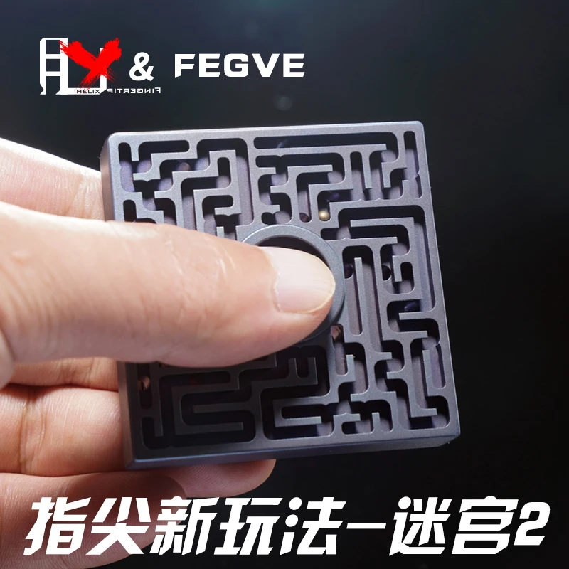 

EDC original FEGVE Figo second-generation labyrinth fingertip gyro titanium alloy fingertip spiral zirconium alloy gyro