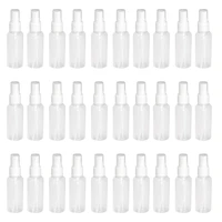 30pcs transparent empty spray bottles 50ml plastic mini refillable container empty cosmetic containers