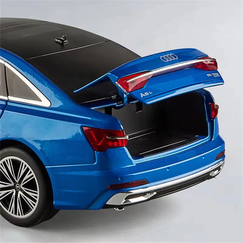 1:18 AUDI A6 модель автомобиля из сплава литая под давлением металлическая имитация
