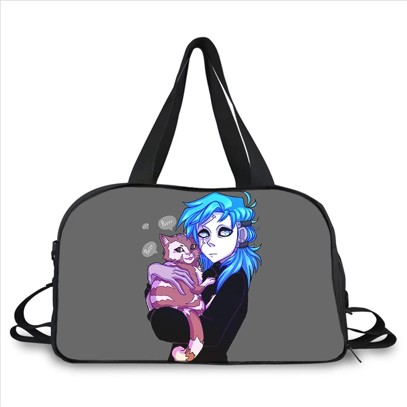 Sally face 3D printing fashion trend portable large capacity multi-function messenger bag travel bag