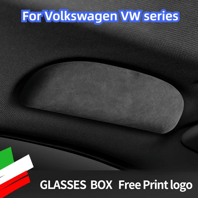 Замшевый футляр для хранения очков подходит Volkswagen VW golf 7 Tiguan L Magotan b8l Touran CC