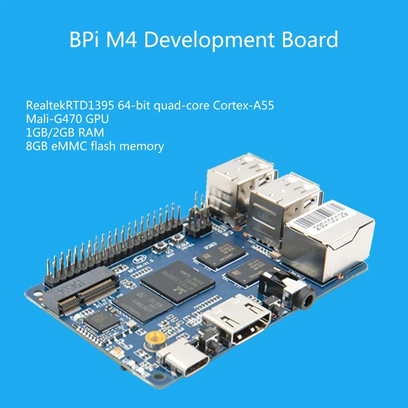 Banana Pi BPI-M4 Single Board Onboard 1GB/2GB DDR4 4 x USB2.0 HDMI-compatible/RCA Output TF Card Support K1KF
