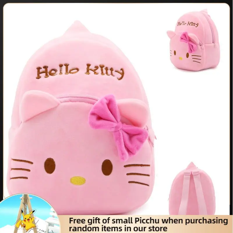 

Маленькая школьная сумка Takara Tomy Sanrio HelloKitty с героями мультфильмов, милая маленькая девочка, вместительная сумка, аниме периферийный кавайны...
