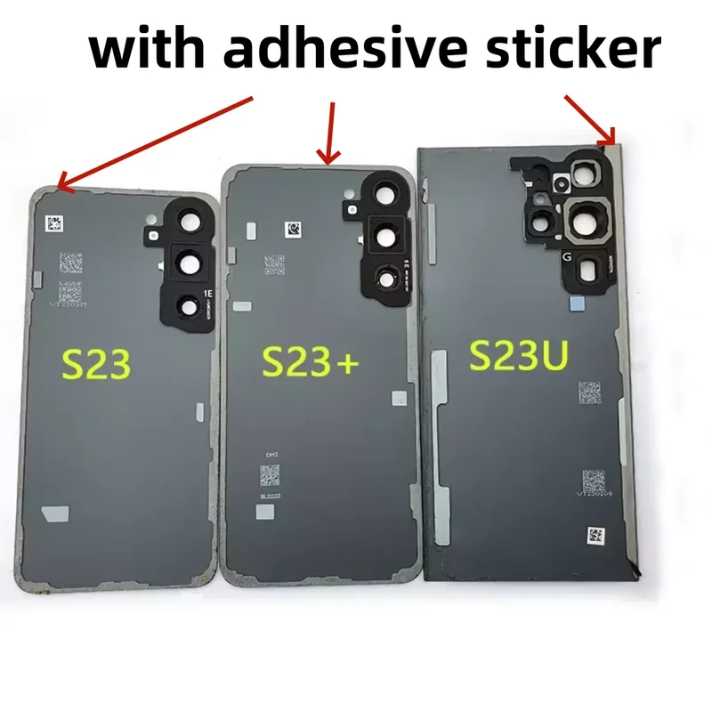 Замена стекла задней крышки для Samsung Galaxy S23 s23plus/s23ultra S9110 s9160 s9180 крышка батарейного