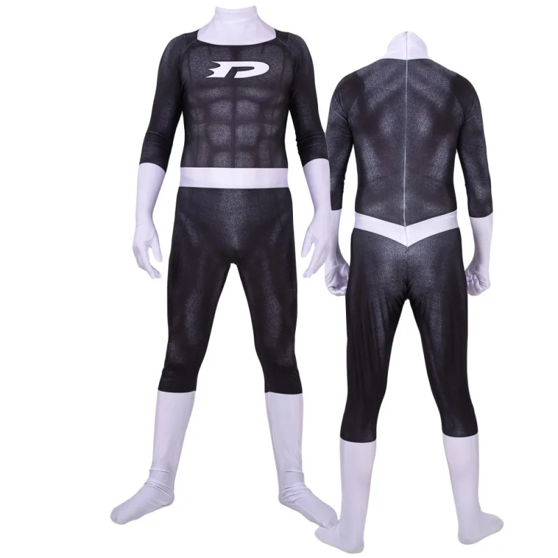 

Danny Phantom Cosplay Costumes 3D Printed Superhero Daniel Danny Fenton Zentai Suit Halloween Bodysuit Adults Kids